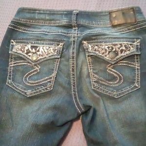 Women's Silver Suki Fluid 28 x 33 & T shirt